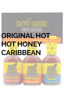Hot Ones BBQ Trio Pack (Original / Hot Honey / Caribbean) W8