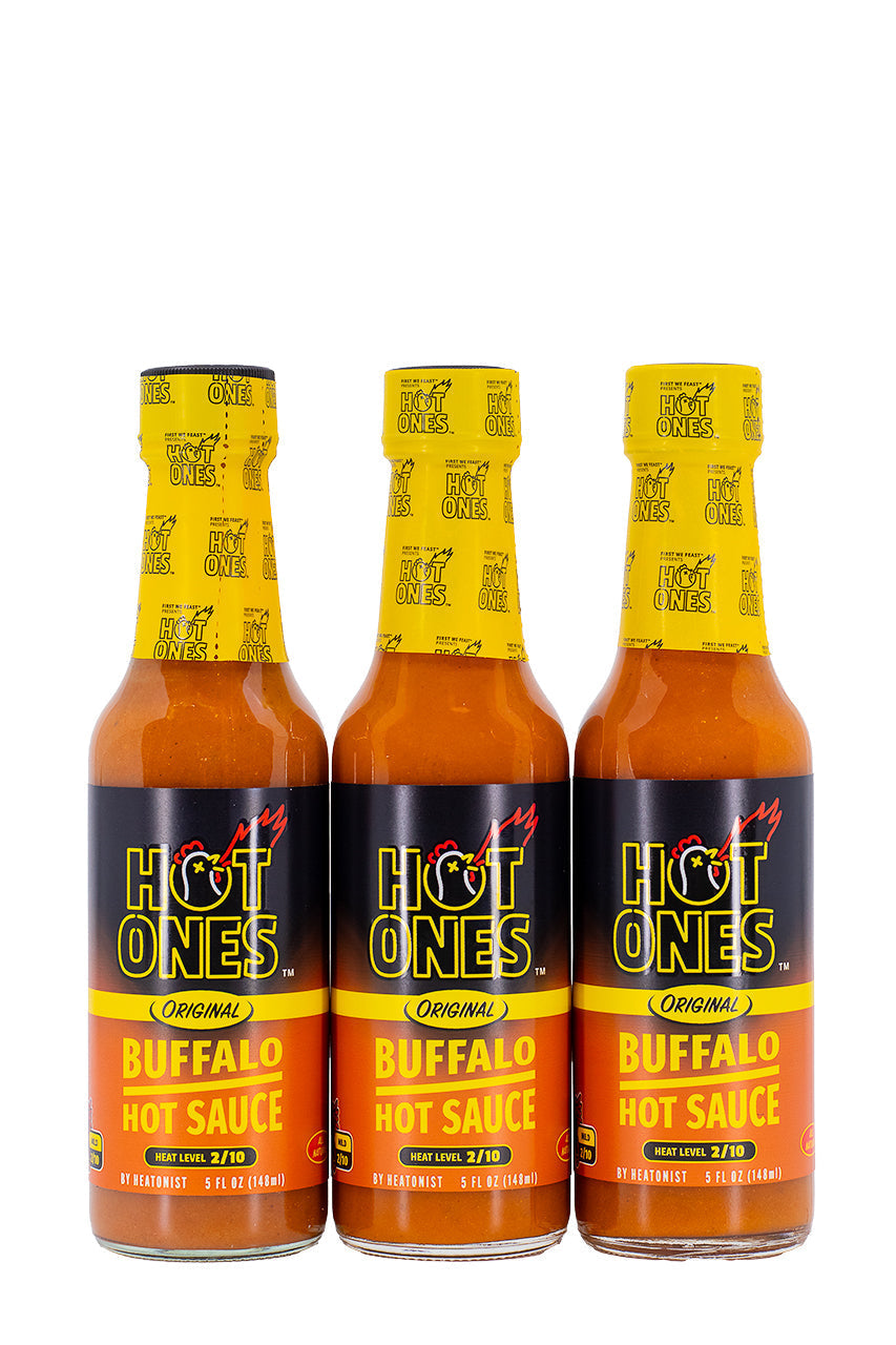 Buffalo Hot Sauce 3-Pack | Hot Ones Hot Sauce P1