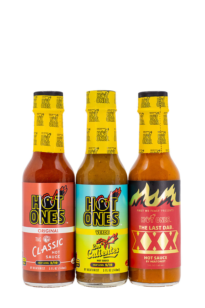 Hot Ones Trio Pack - Original | Hot Ones Hot Sauce C3