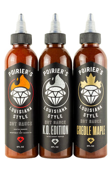 Poirier's Louisiana Style Hot Sauce Trio Pack | Dustin Poirier’s Louisiana Style P2